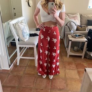 Sage the label embroidered boho pant, size XS